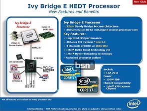 Intel Ivy Bridge E Features